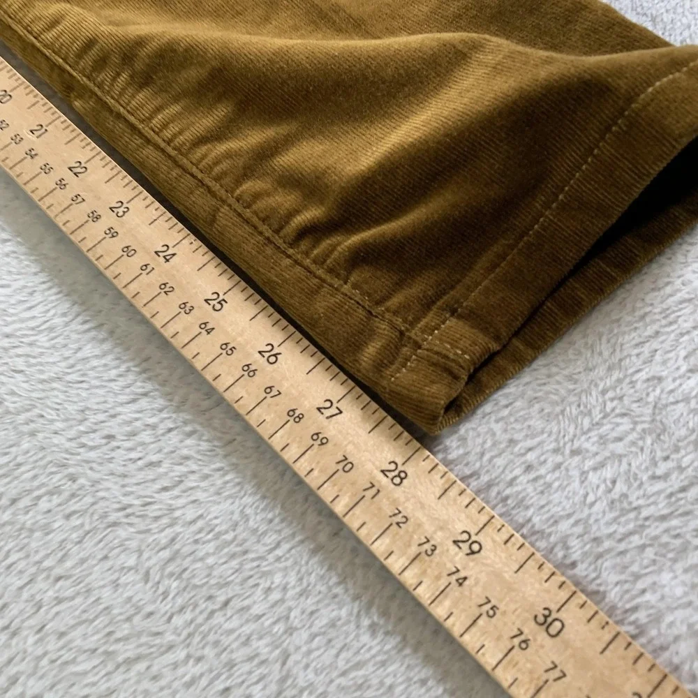 Banana‎ Republic Pants Mens 32x28 Brown Corduroy Relaxed 5 Pocket Stretch Casual